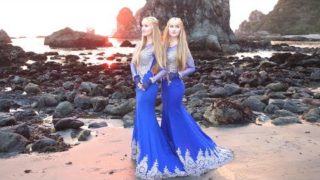 LIGHT ELVES (Ljósálfar) – Original Song – Harp Twins, Camille and Kennerly