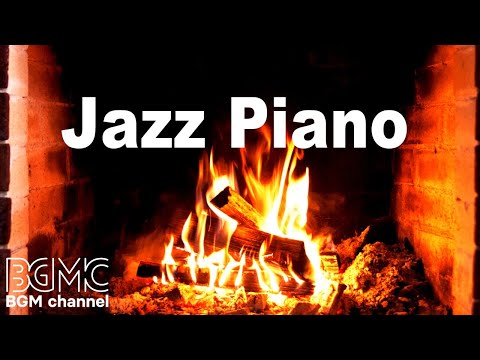 Relaxing Jazz Piano With Fireplace – Slow Cafe Jazz Piano For Sleep, Study