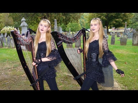 The Hearse Song (The Worms Crawl In) – Harp Twins, Camille and Kennerly